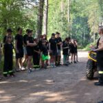 Leśne podchody Młodzieżowej Drużyny Pożarniczej OSP Cewice